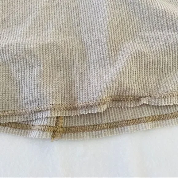 Free People Diego Thermal Henley Long Sleeve Top Medium - Picture 6 of 12